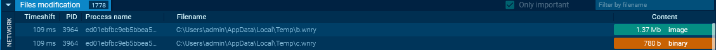 Abbildung 3: Files Tab