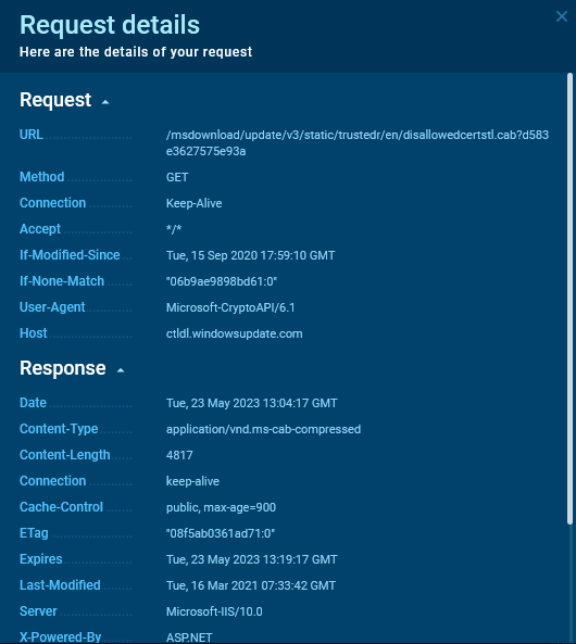 Abbildung 5: HTTP Request &amp; Response